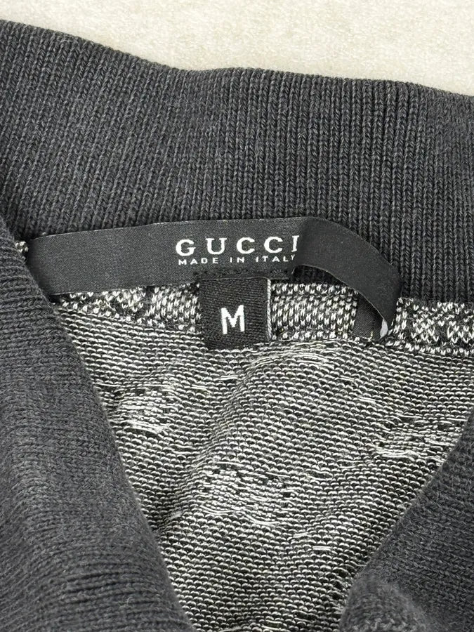 SS2007 Gucci Grey Monogram Polo Shirt by Frida Giannini yFnrHbm 7