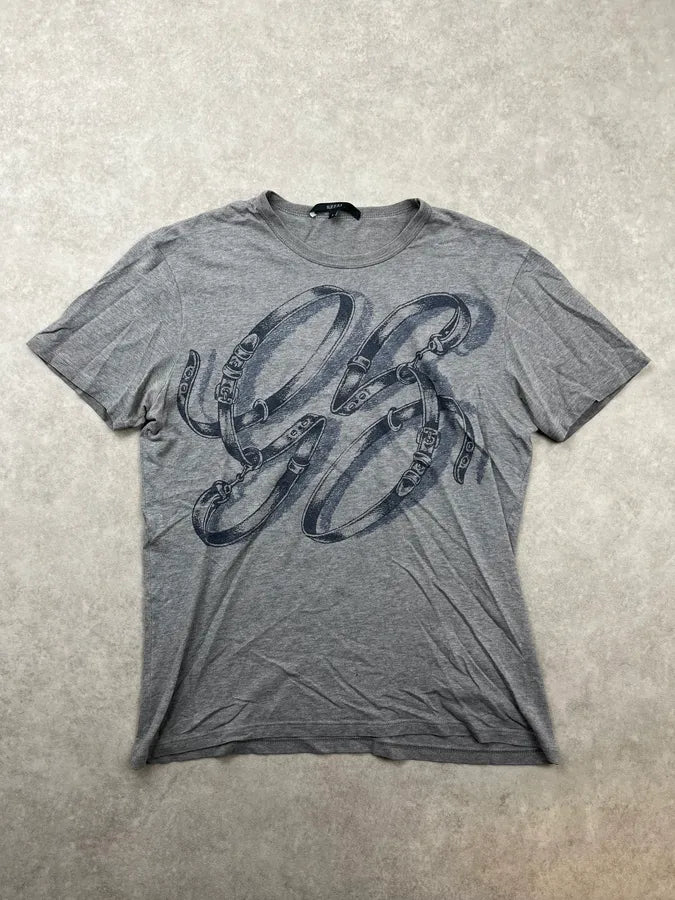 2010s Gucci Grey Propaganda Harness T-Shirt by Frida Giannini iljCztS 1
