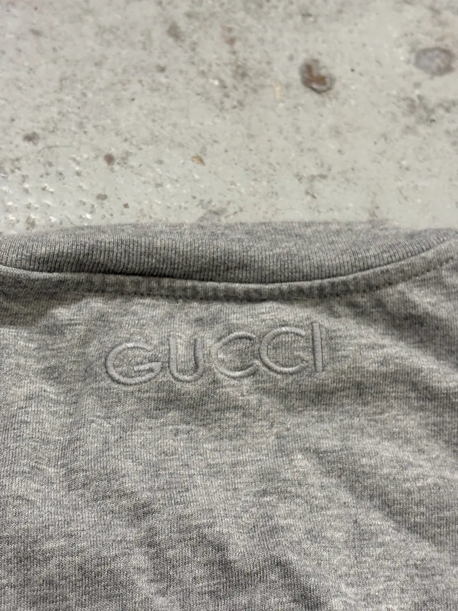 Gucci Grey Signature Cozy T-Shirt ATKgsux 2