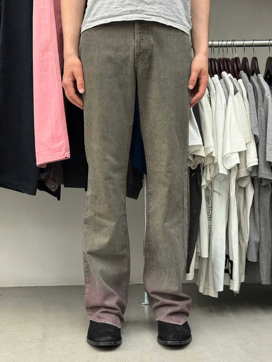 2000s Cavalli Grey Knight Gradiant Denim Jeans  SGJBTVK 1