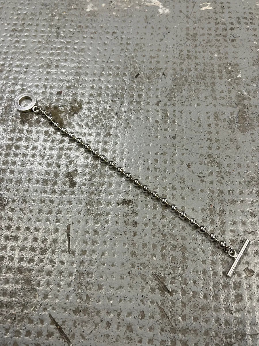 Gucci Grey Silver Bullet Chain Bracelet SGJBTVK 5