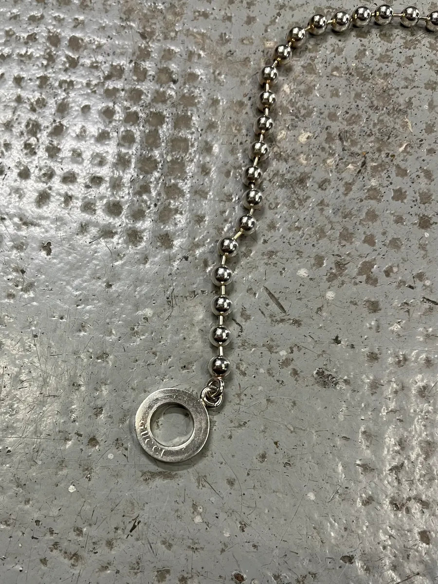 Gucci Grey Silver Bullet Chain Bracelet SGJBTVK 7