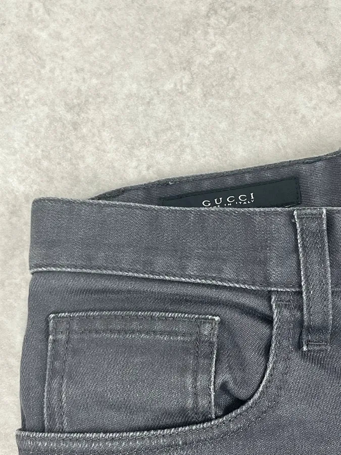 Gucci Grey Slim Denim Jeans rWmNIIt 9
