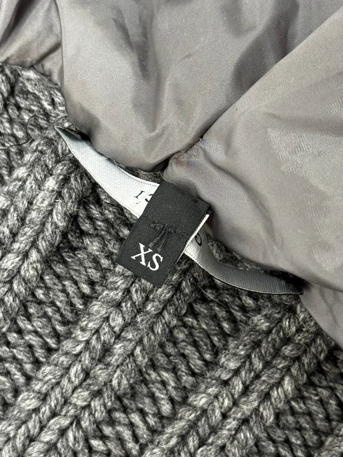 AW2007 Gucci Grey Wool & Fox Fur Zip-Up Sweater by Frida Giannini uUBFiPq 16