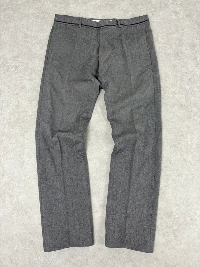 2000s Gucci Grey Classy Tailored Pants rVmFjad 0