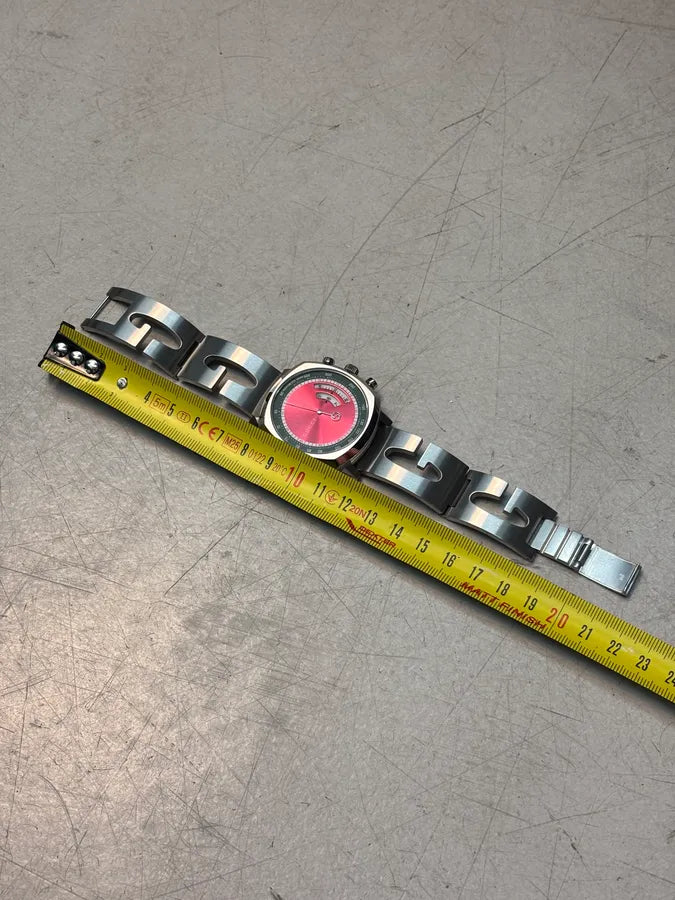 Gucci Grip Red Stainless Steel Quartz Watch eBAdGNM 11