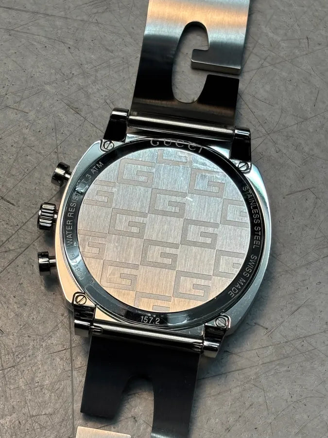 Gucci Grip Red Stainless Steel Quartz Watch eBAdGNM 8
