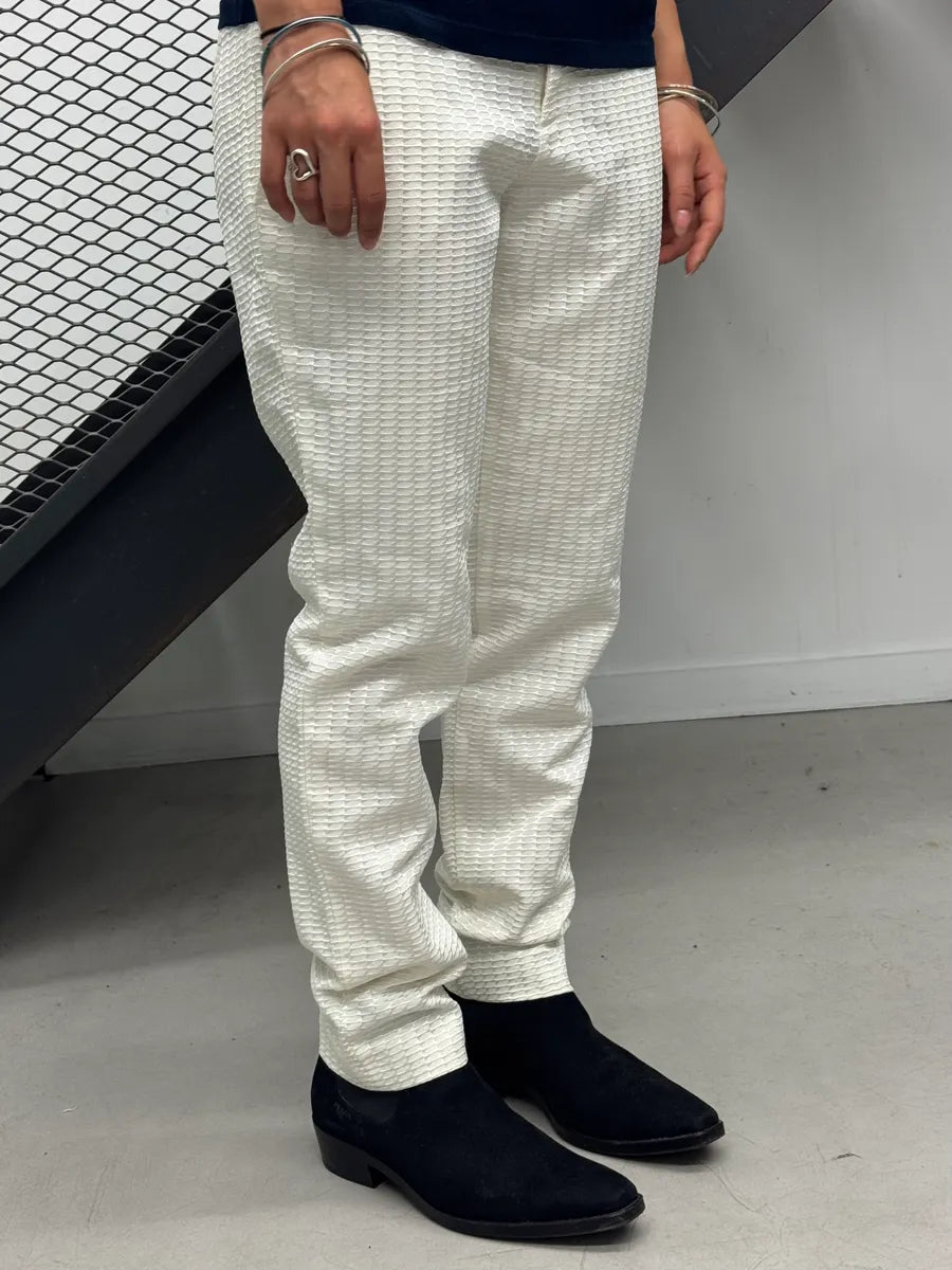 Gucci Honeycomb Structure White Pants EffhvYY 2