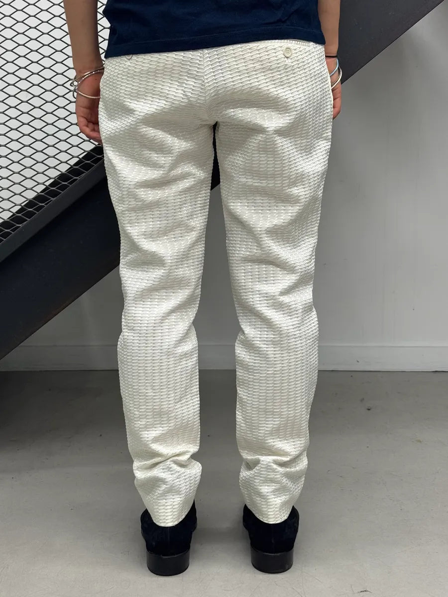 Gucci Honeycomb Structure White Pants EffhvYY 3