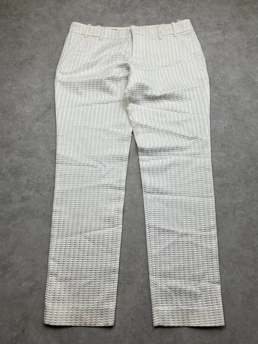 Gucci Honeycomb Structure White Pants EffhvYY 4