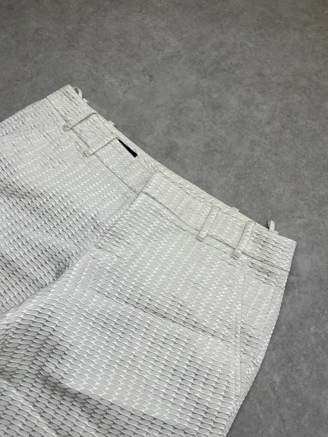 Gucci Honeycomb Structure White Pants EffhvYY 5