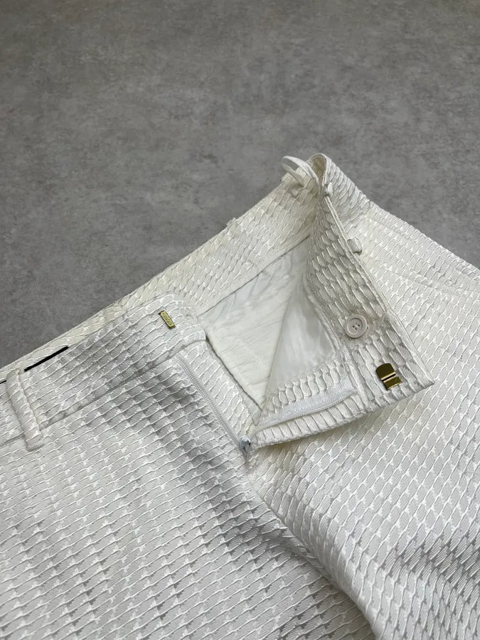 Gucci Honeycomb Structure White Pants EffhvYY 7