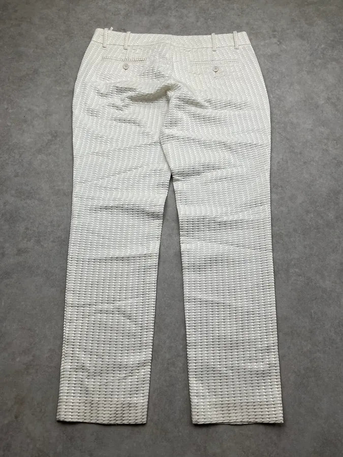 Gucci Honeycomb Structure White Pants EffhvYY 8