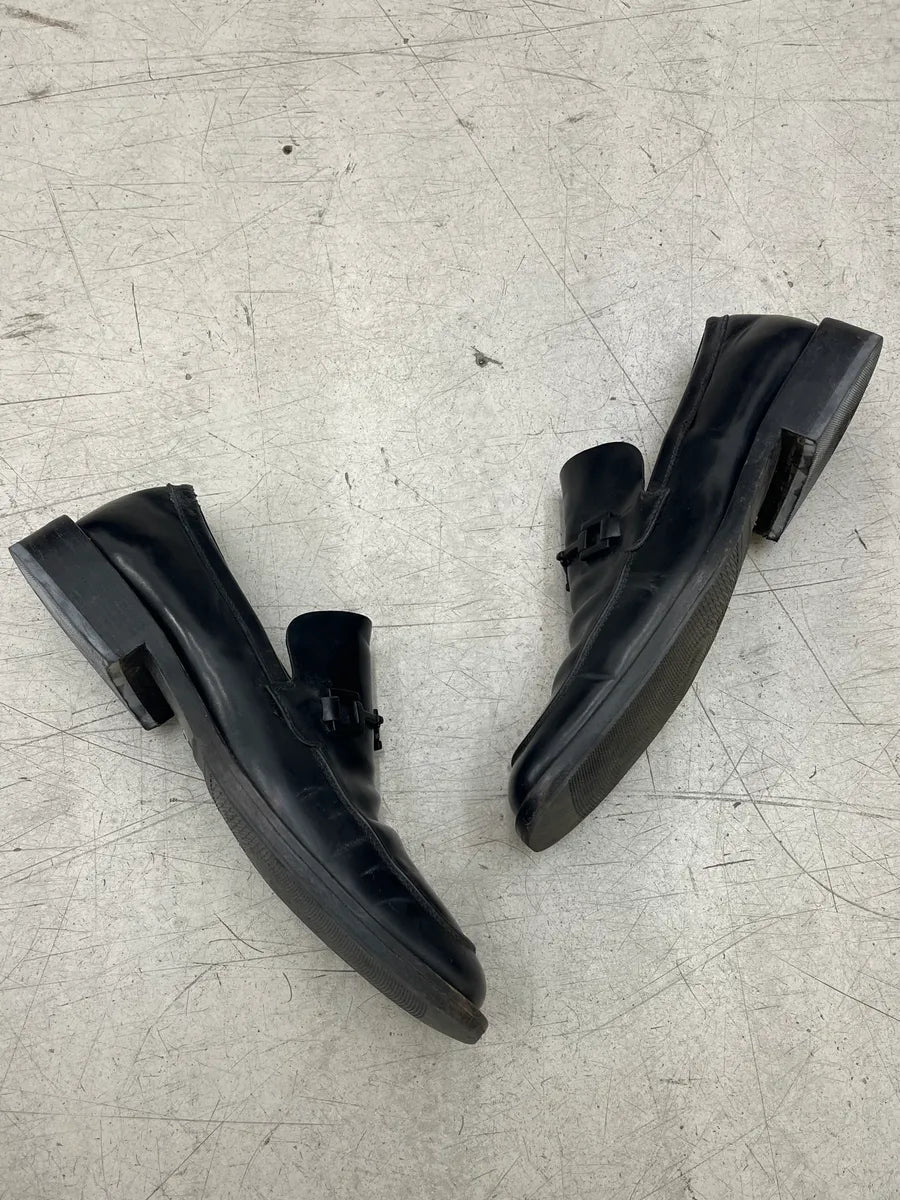 Gucci Horsebit Black Leather Loafer Shoes RgzOukc 2