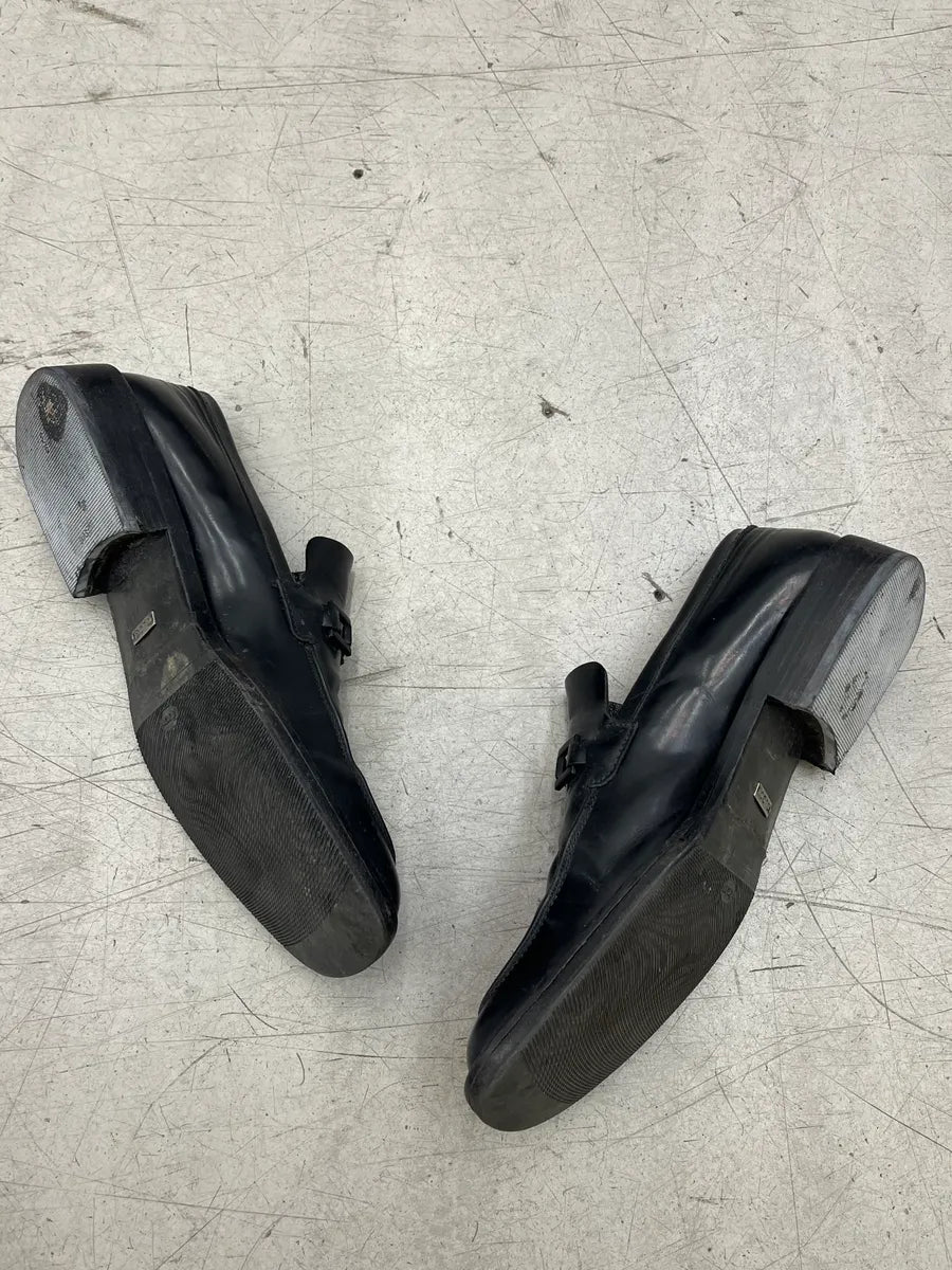 Gucci Horsebit Black Leather Loafer Shoes RgzOukc 3