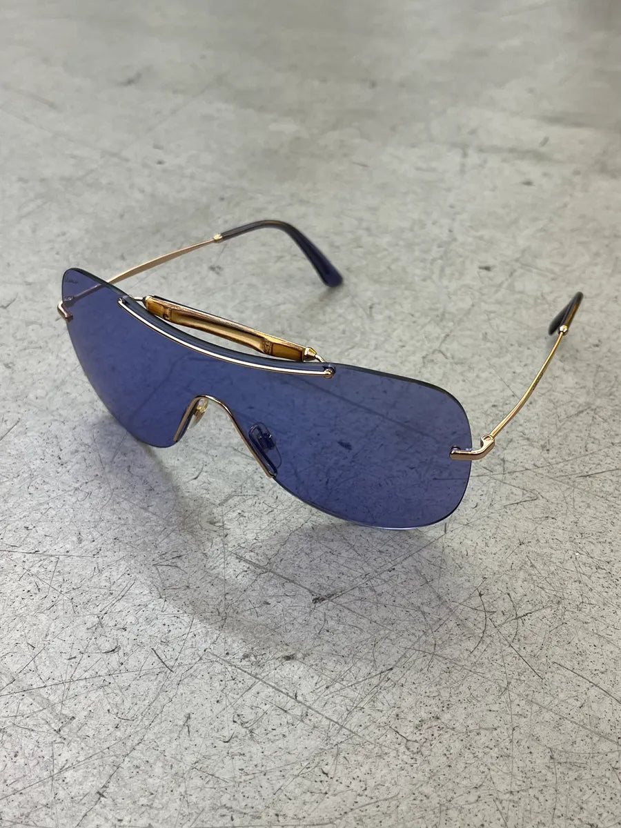 Gucci Indigo Aviator Metallic Bamboo Sunglasses zZSIWbQ 4