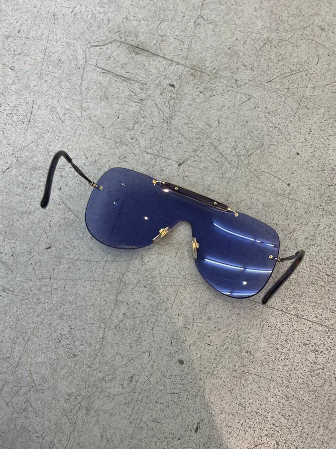 Gucci Indigo Aviator Metallic Bamboo Sunglasses zZSIWbQ 8