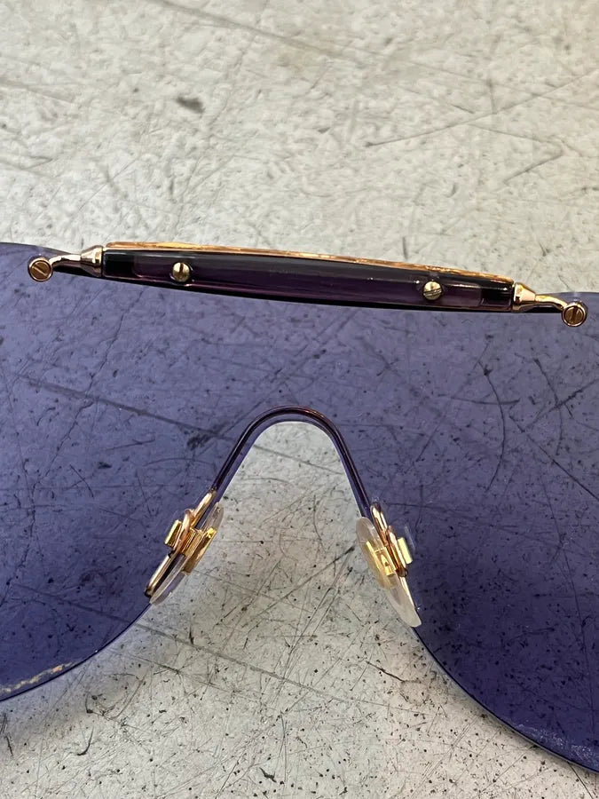 Gucci Indigo Aviator Metallic Bamboo Sunglasses zZSIWbQ 10
