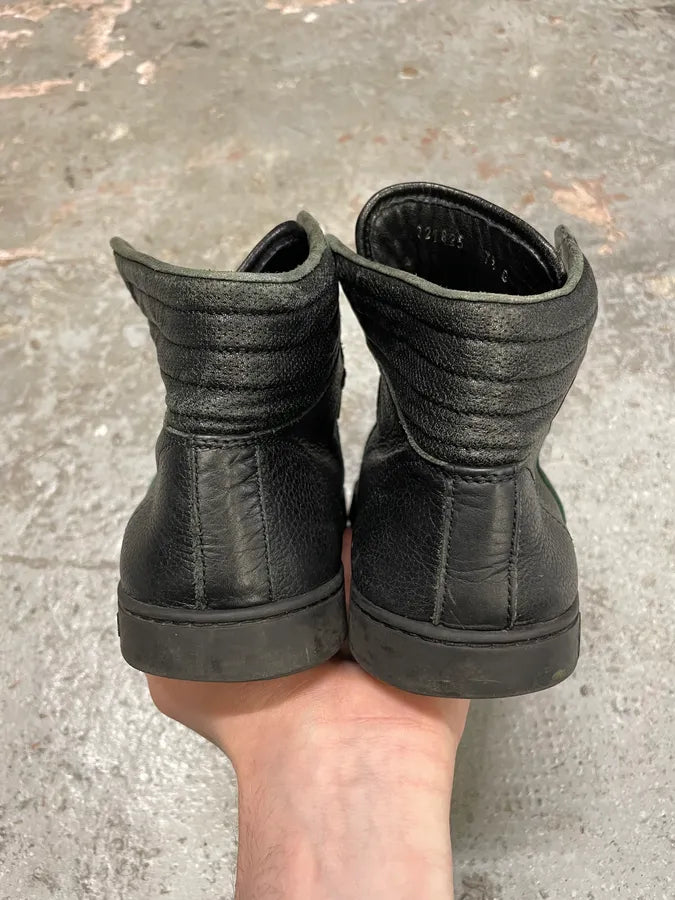 Gucci Italian Black High Sneakers tODxCWR 6
