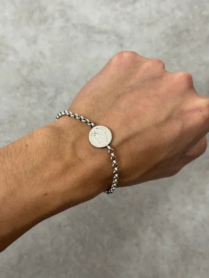 Gucci Italy Silver 925 Bracelet THQhQIj 0