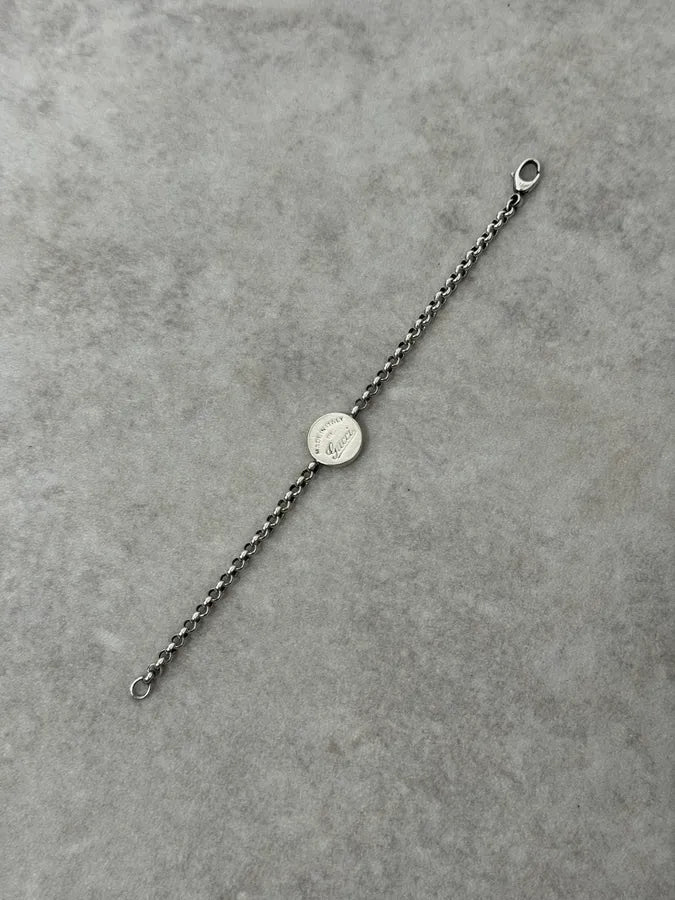 Gucci Italy Silver 925 Bracelet THQhQIj 1