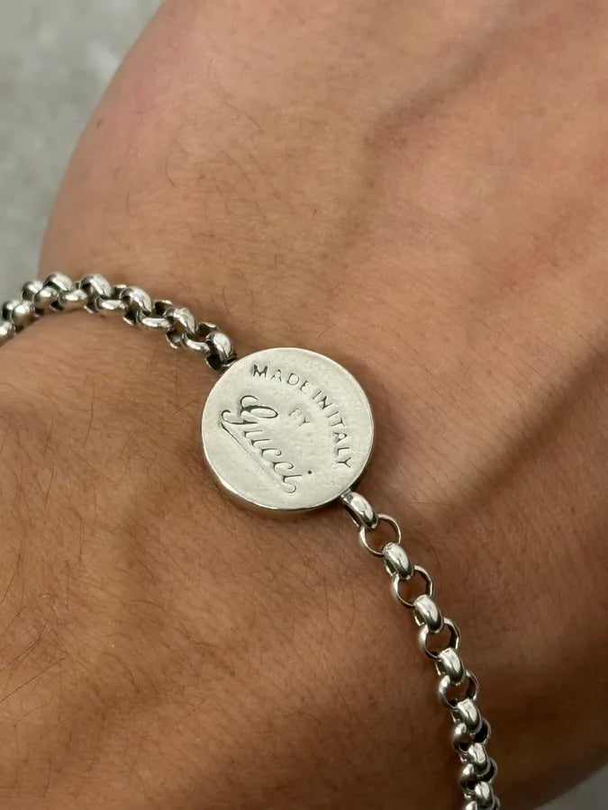 Gucci Italy Silver 925 Bracelet THQhQIj 3