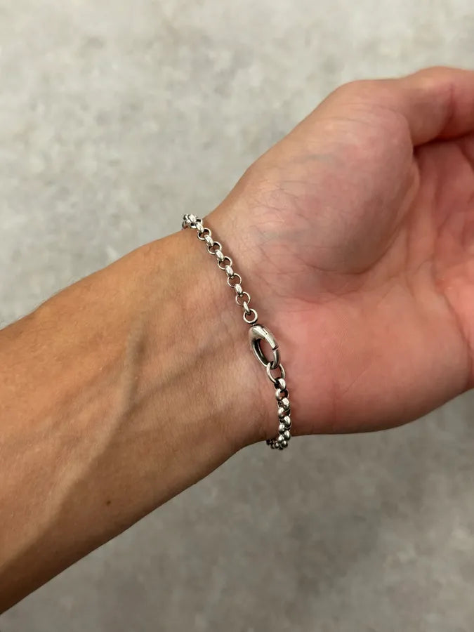 Gucci Italy Silver 925 Bracelet THQhQIj 6