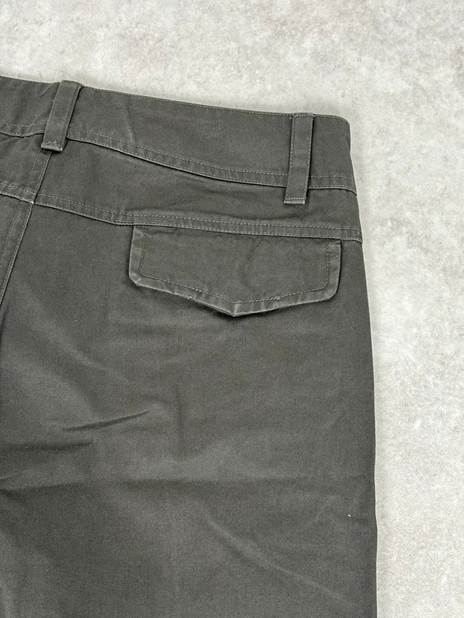 SS2003 Gucci Olive Green Minimalist Pants by Tom Ford pqbWVZM 7