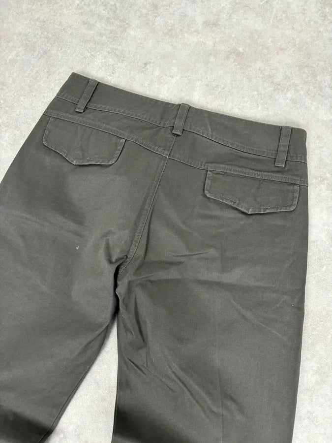 SS2003 Gucci Olive Green Minimalist Pants by Tom Ford pqbWVZM 6