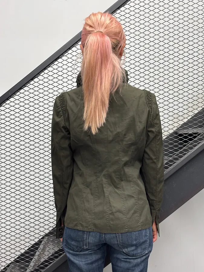 SS2003 Gucci Khaki Green Cargo Light Jacket by Tom Ford gbAuVrv 3