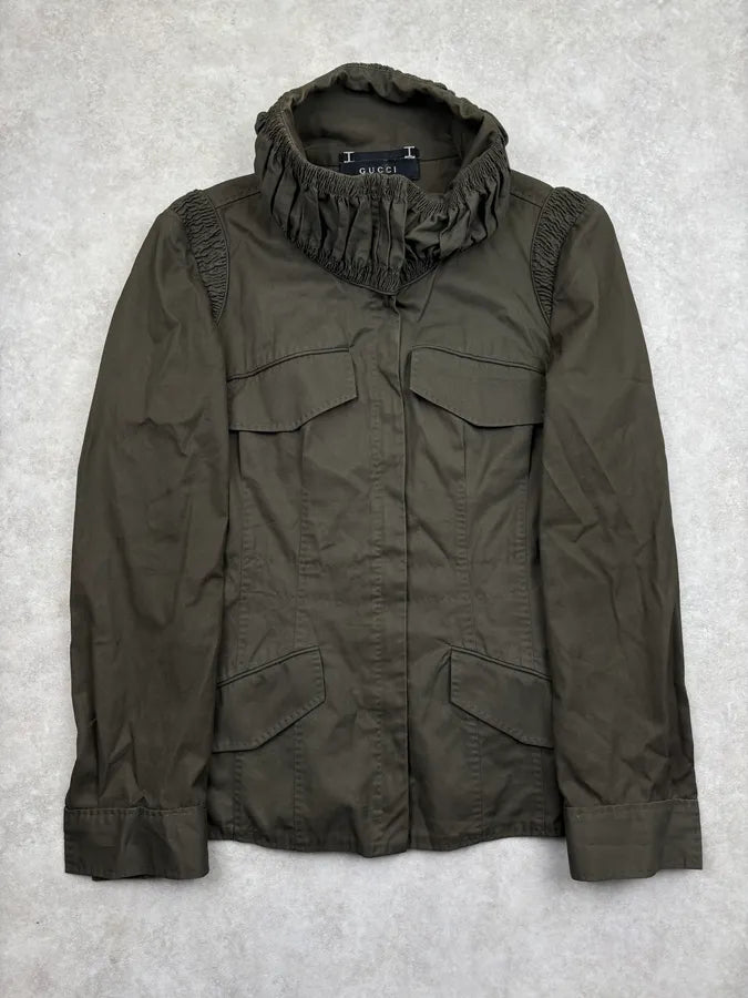 SS2003 Gucci Khaki Green Cargo Light Jacket by Tom Ford gbAuVrv 2