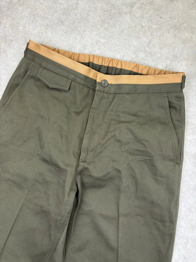 SS2020 Gucci Khaki Cozy Classy Pants SUoQGSn 4