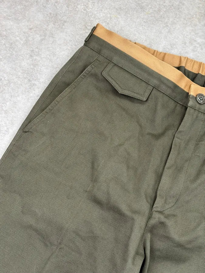SS2020 Gucci Khaki Cozy Classy Pants SUoQGSn 8