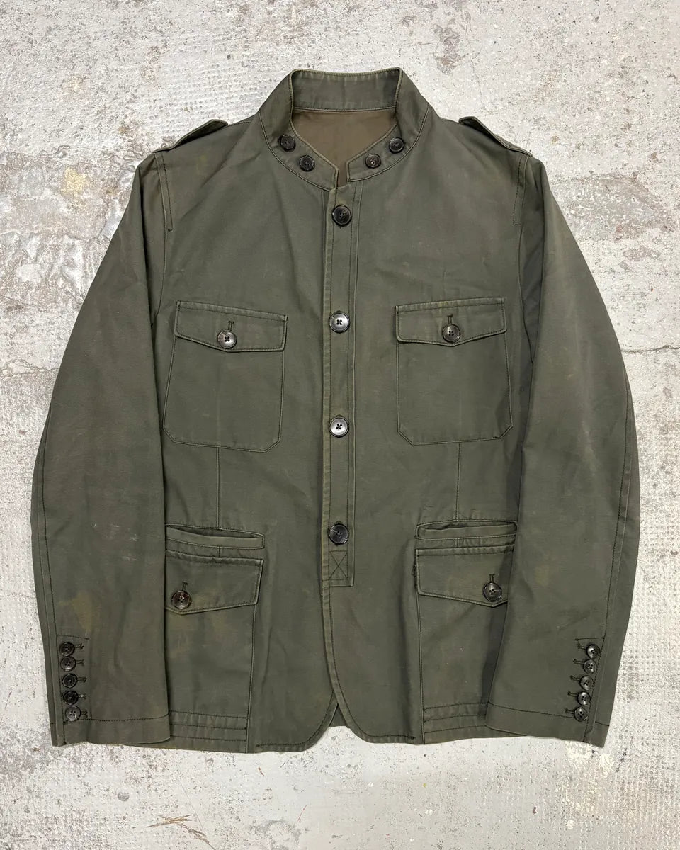 2000s Gucci Military Green Safari Cargo Jacket by Tom Ford eREKBCQ 0