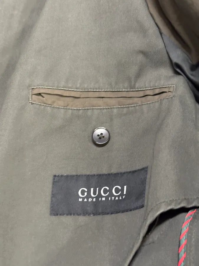 2000s Gucci Military Green Safari Cargo Jacket by Tom Ford eREKBCQ 7