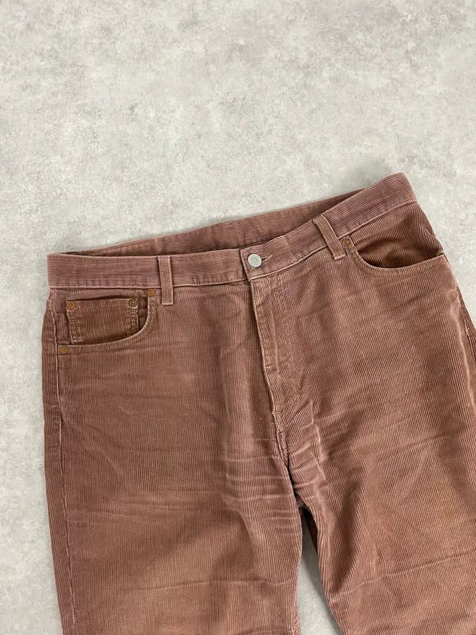 2000s Gucci Light Brown Velvet Pants by Tom Ford NAsQelf 5