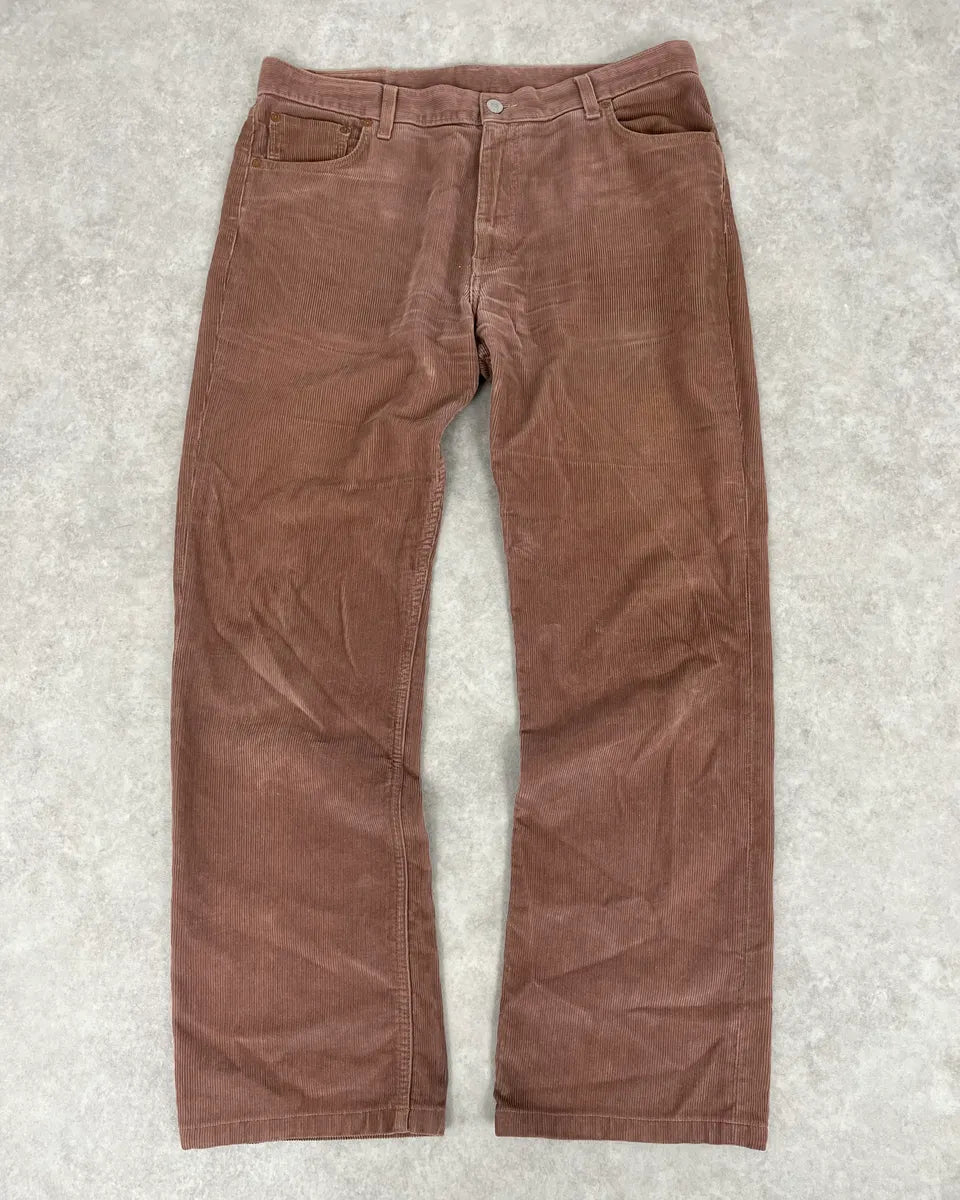 2000s Gucci Light Brown Velvet Pants by Tom Ford NAsQelf 0