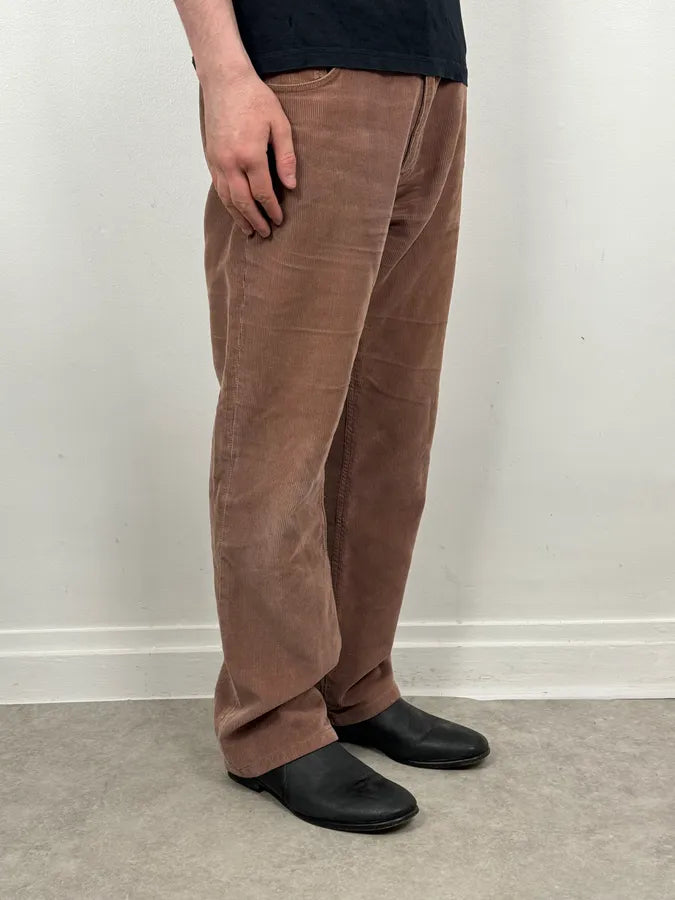 2000s Gucci Light Brown Velvet Pants by Tom Ford NAsQelf 2