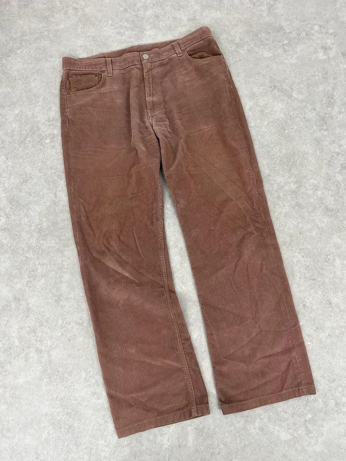 2000s Gucci Light Brown Velvet Pants by Tom Ford NAsQelf 4