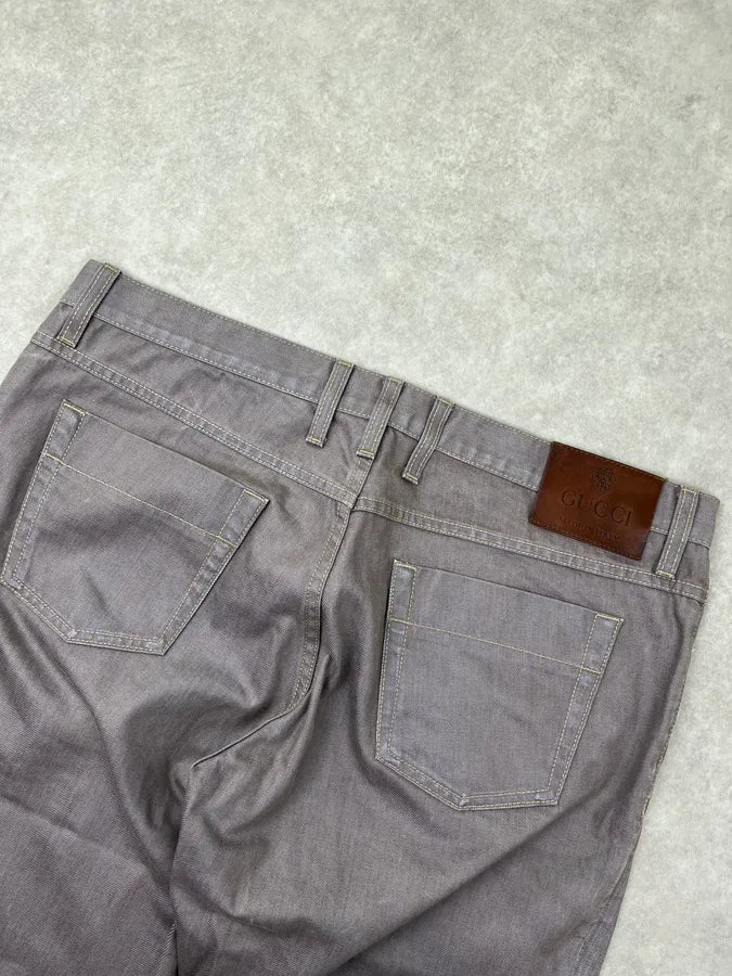 2010s Gucci Light Grey Slim Denim Jeans oAdOsoI 6