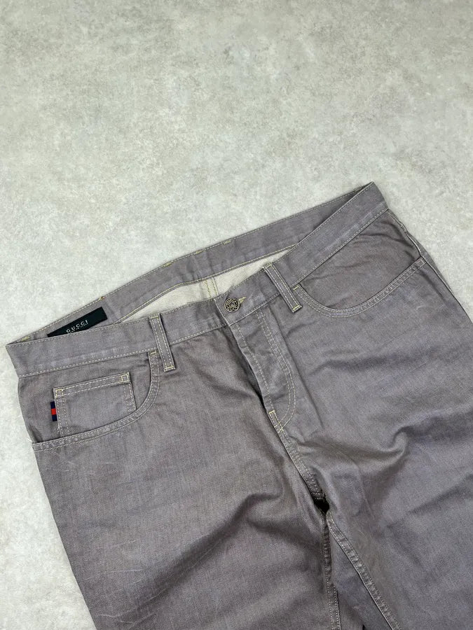 2010s Gucci Light Grey Slim Denim Jeans oAdOsoI 5