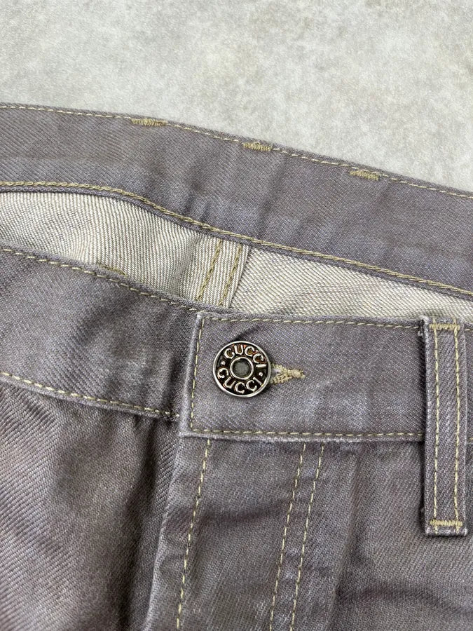 2010s Gucci Light Grey Slim Denim Jeans oAdOsoI 7