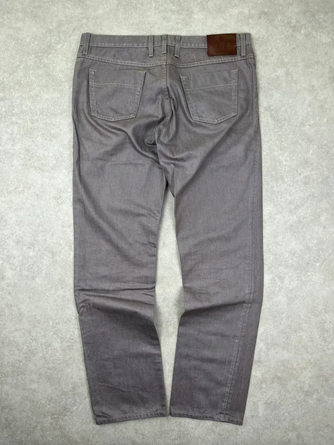 2010s Gucci Light Grey Slim Denim Jeans oAdOsoI 4