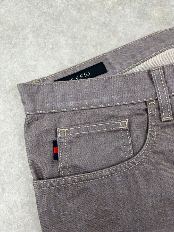 2010s Gucci Light Grey Slim Denim Jeans oAdOsoI 10