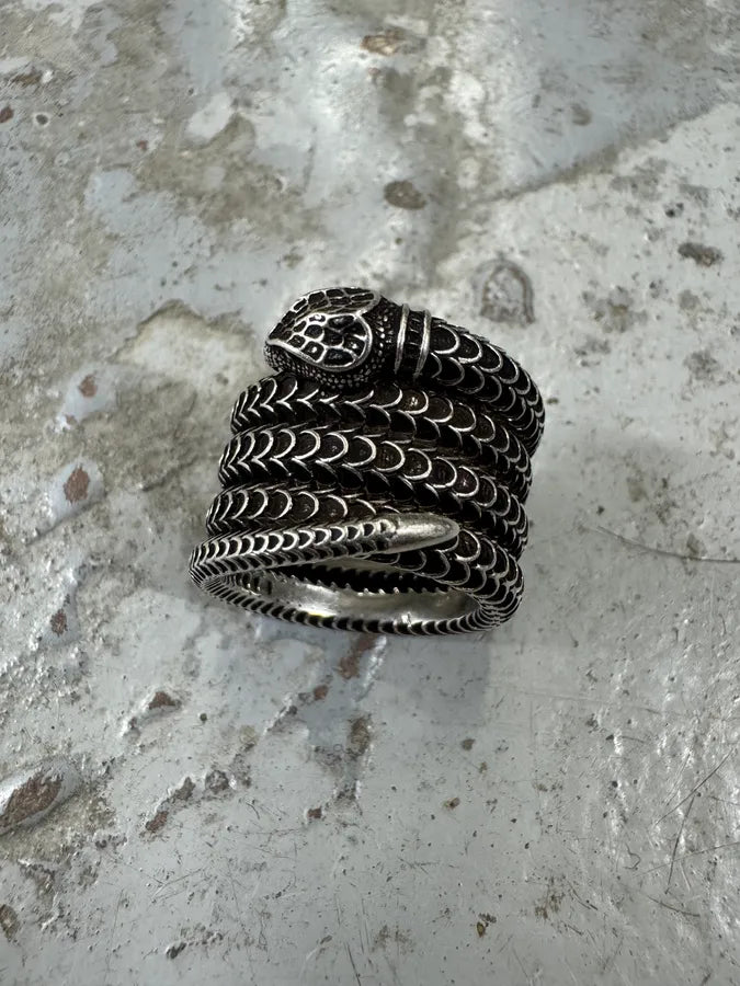 Gucci Long Snake Silver Ring vZbyZlW 0