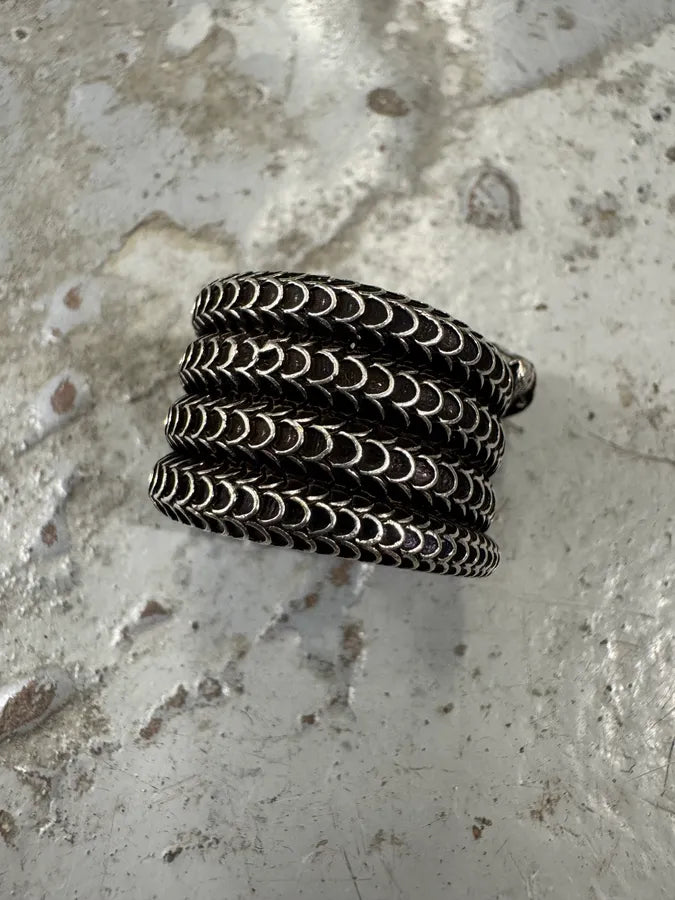 Gucci Long Snake Silver Ring vZbyZlW 2