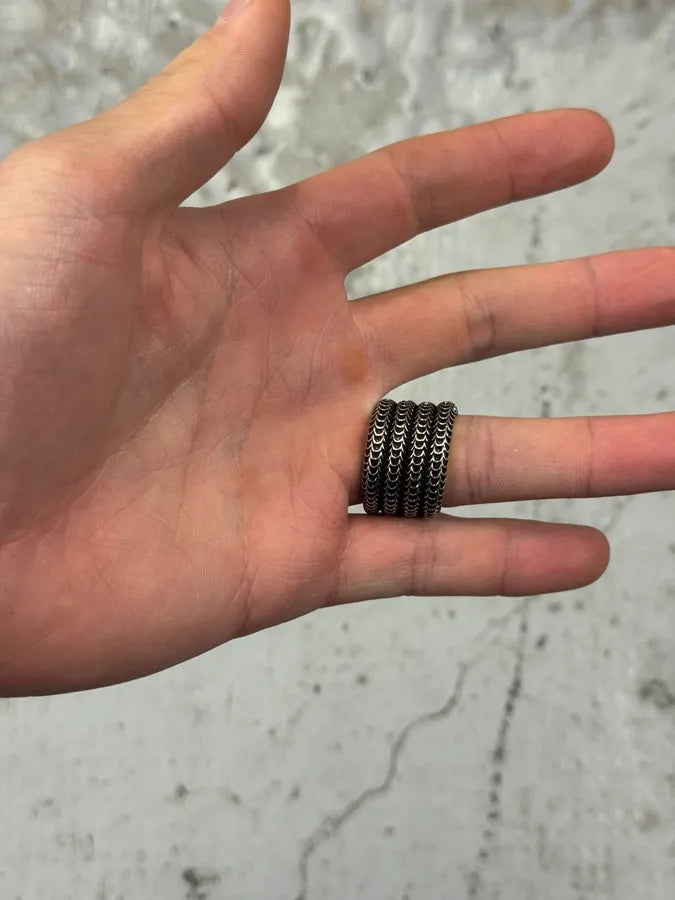 Gucci Long Snake Silver Ring vZbyZlW 3