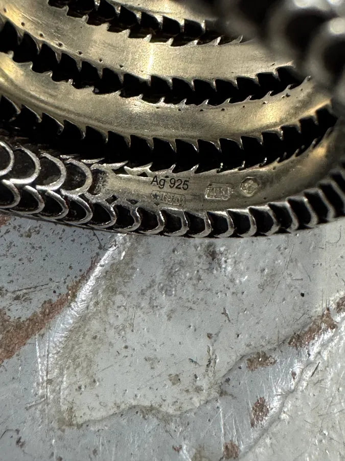Gucci Long Snake Silver Ring vZbyZlW 4