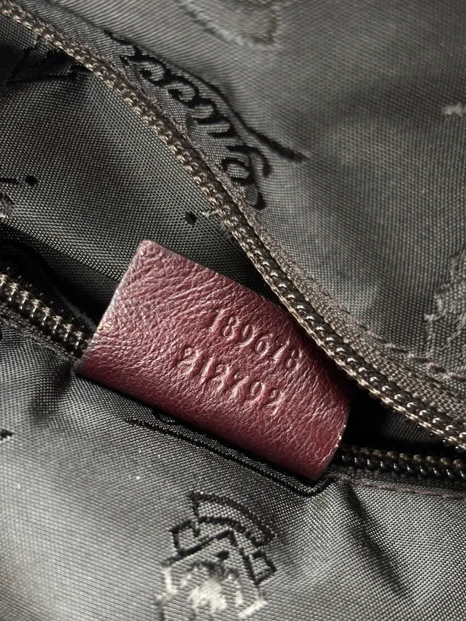 2000s Gucci Rouge Bordeaux Leather Braided Shoulder Bag by Frida Giannini erTiVkg 15