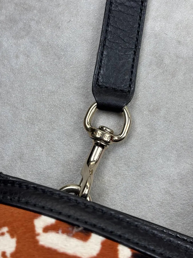 SS2006 Gucci Brown Pony Hair Leather Bamboo Bag by Frida Giannini pVlxqRX 21